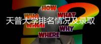 天普大学排名情况及录取要求解析